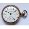 J.A. Schirmer Saginaw.,Mich. ( Hamilton ) Gold Plated Pocket Watch - White, 1909