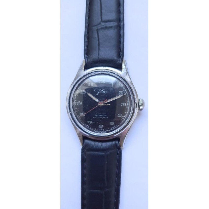 Jolus Military Wrist Watch - Black, 1952