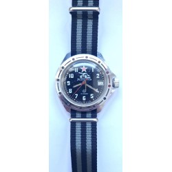 Komandirskie Manual winding  - Black, 1987