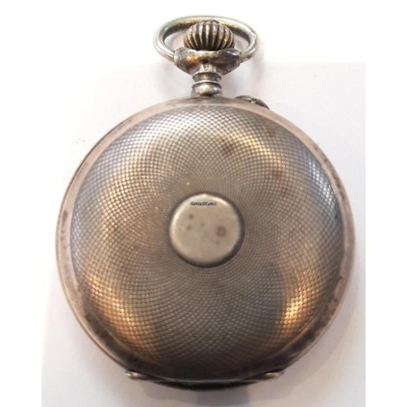 La Regente Ladies Silver Pocket Watch - White, 1900