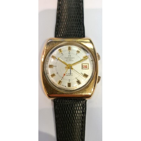 Mardon Fleet Alarm Wrist Watch - Silver, 1969