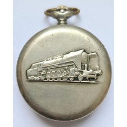 Molnija Pocket Watch - White, 1978
