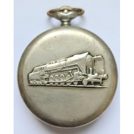 Molnija Pocket Watch - White, 1978