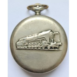 Molnija Pocket Watch - White, 1978