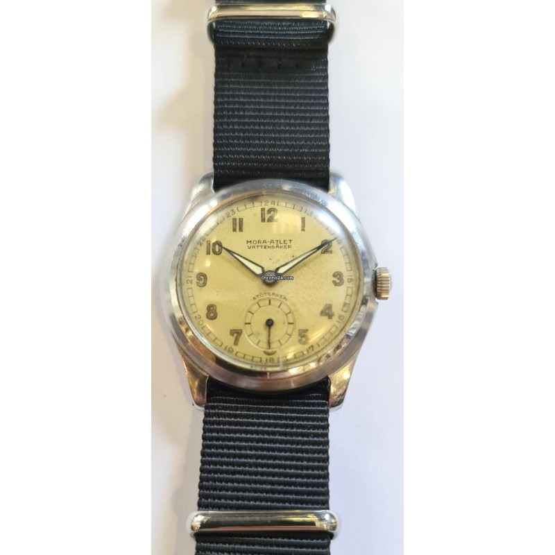 Mora-Atlet Military Watch - Silver, 1943