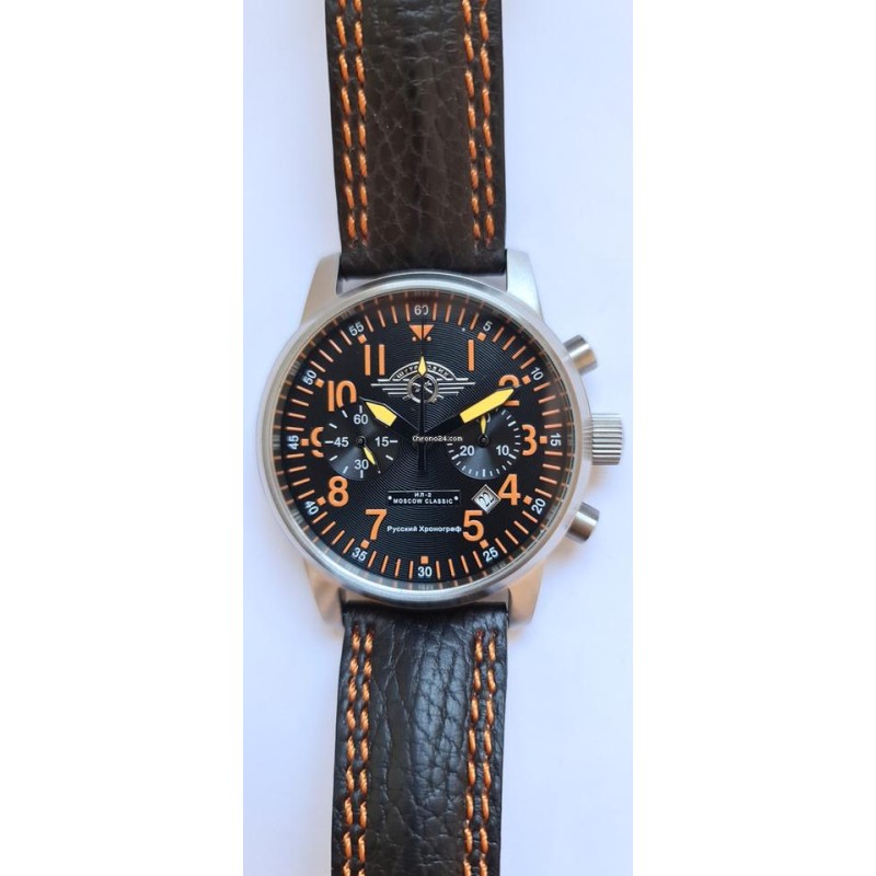 Moscow Classic/Poljot Shturmovik IL-2 Chronograph 3133/05231168 - Black, 2015
