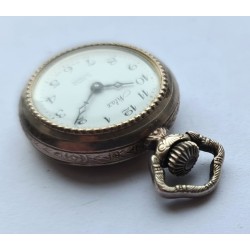 Nilax Ladies Pocket Watch - White, 1976