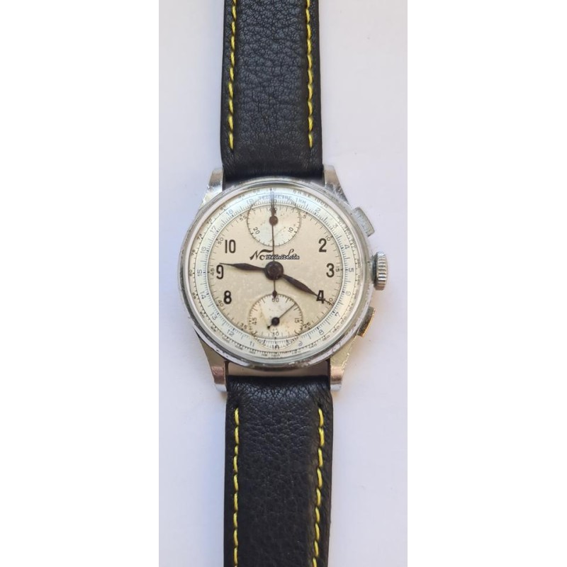 Normale Navy Chronograph WWII Wrist Watch - Silver, 1943