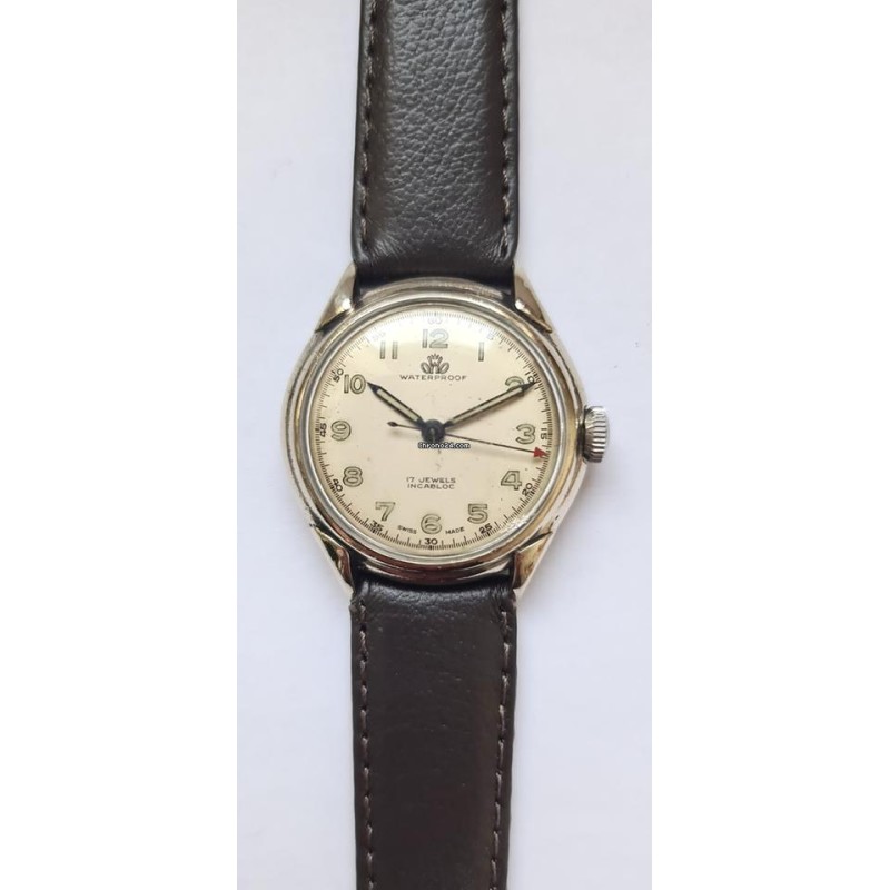 Owo Military WWII Wrist Watch - Silver, 1943