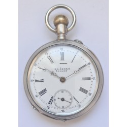 P.A. Aberg Orebro Silver Pocket Watch - White, 1900