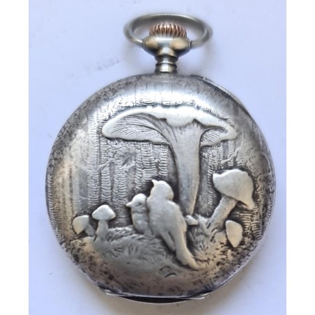 Paul Buhre Silver Pocket Watch - White, 1907