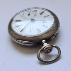 Paul Buhre Silver Pocket Watch - White, 1907