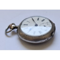 Paul Buhre Silver Pocket Watch - White, 1907