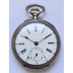 Paul Buhre Silver Pocket Watch - White, 1907
