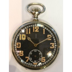 Paul Garnier Military WWII Pocket Watch - Black, 1939
