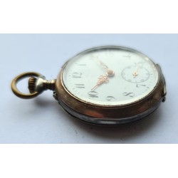 Remontoir Ladies Silver Pocket Watch - White, 1890