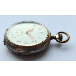 Remontoir Ladies Silver Pocket Watch - White, 1890