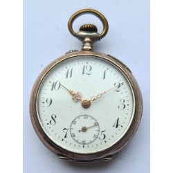 Remontoir Ladies Silver Pocket Watch - White, 1890