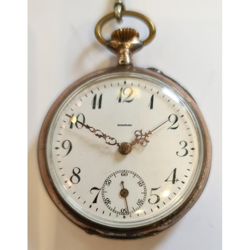 Remontoir Silver Pocket Watch - White, 1900