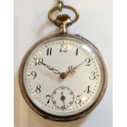 Remontoir Silver Pocket Watch - White, 1900