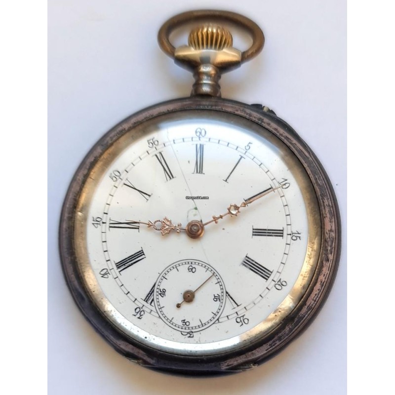 Remontoir Silver Pocket Watch - White, 1900