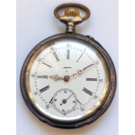 Remontoir Silver Pocket Watch - White, 1900