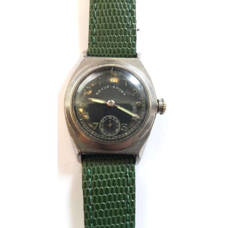Revue Sport WWII Military Watch - Black, 1943