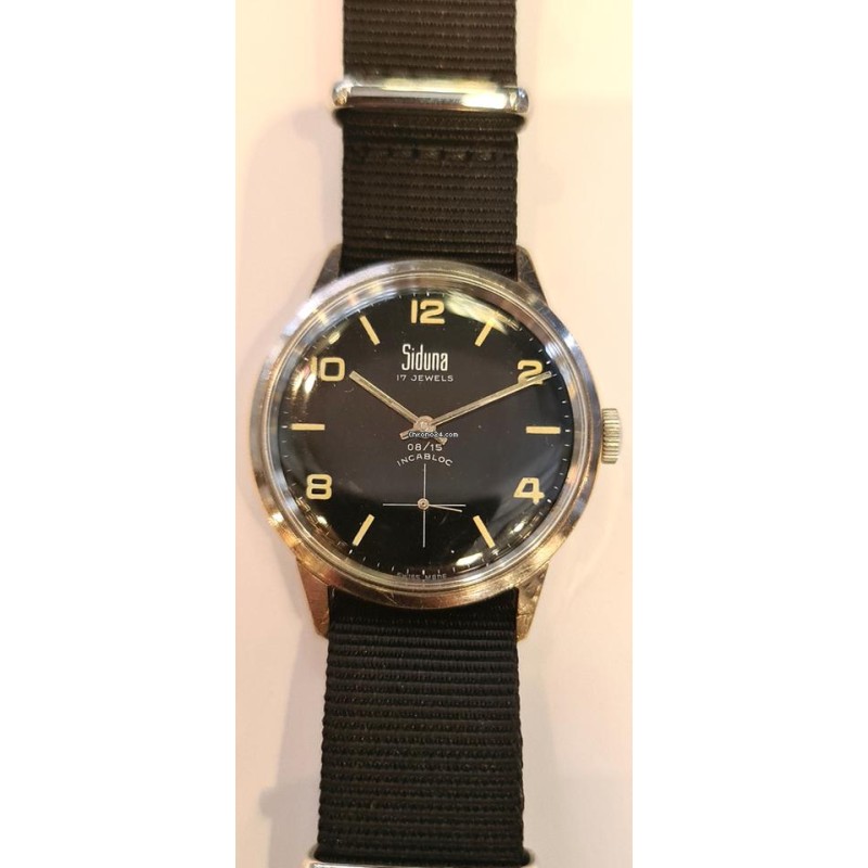 Siduna 08/15 Military Watch - Black, 1957