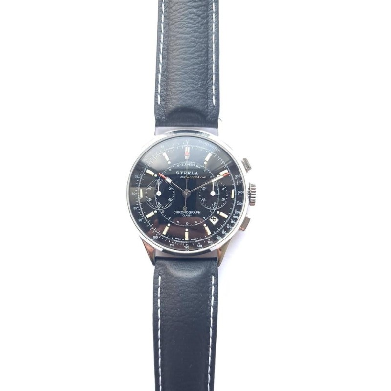 Strela Chronograph Poljot 3133 - Black, 1999