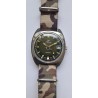 Tell Fleurier Military Wrist Watch - Green, 1968