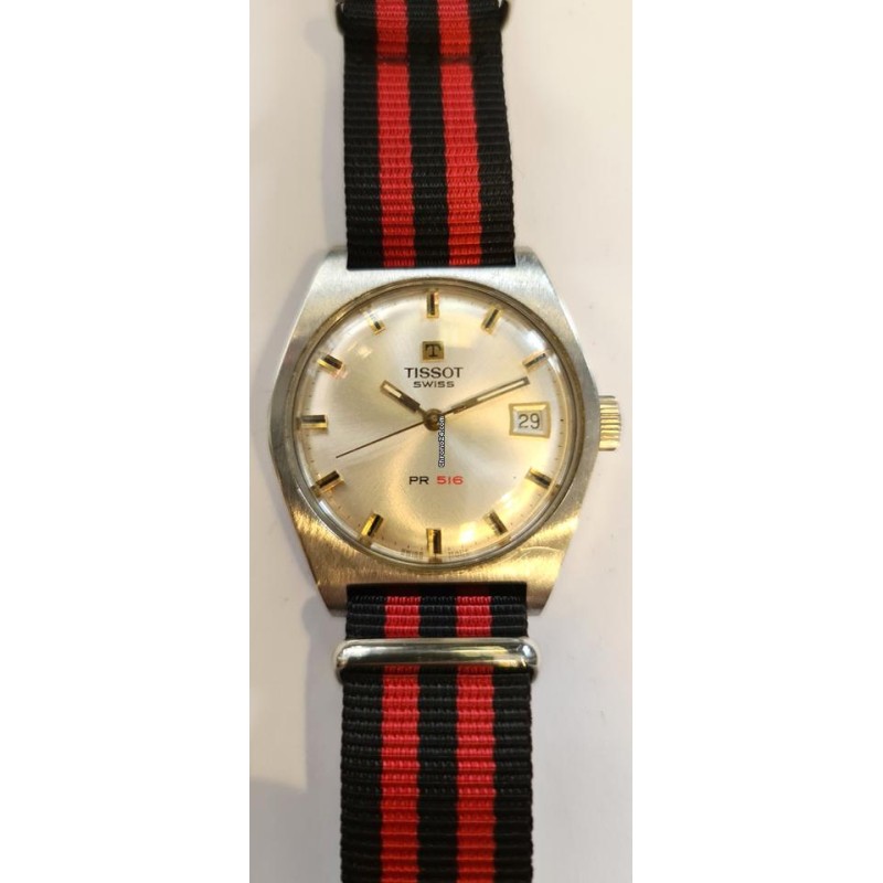 Tissot PR 516- Silver, 1979