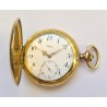 Viking Gold Plated Pocket Watch - White, 1972