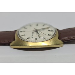 Voumard V 2000 Back Wind Wrist Watch - Silver, 1969
