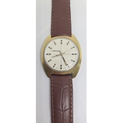 Voumard V 2000 Back Wind Wrist Watch - Silver, 1969