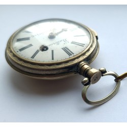 Wallerius Norrköping Antique Fusee Pocket Watch - White, 1820