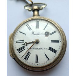 Wallerius Norrköping Antique Fusee Pocket Watch - White, 1820