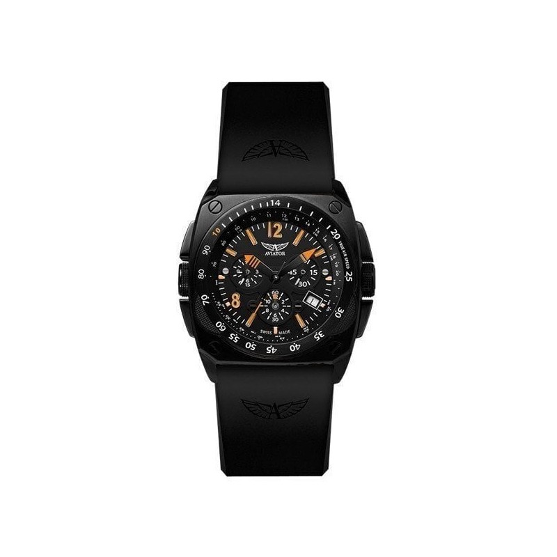 Aviator MIG-29 Cockpit Chrono M.2.04.5.070.6 - Black, 2013