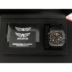 Aviator MIG-29 Cockpit Chrono M.2.04.5.070.6 - Black, 2013