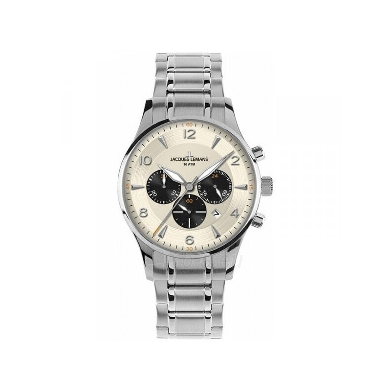 Jacques Lemans Sports 1-1654M - Silver, 2015