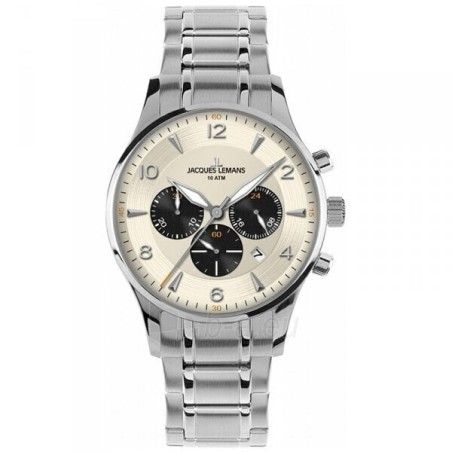 Jacques Lemans Sports 1-1654M - Silver, 2015