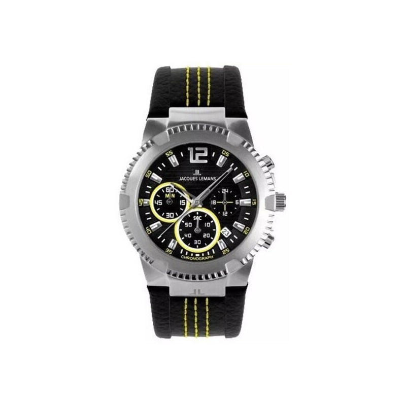 Jacques Lemans Sports Powerchrono 10 1-1455C - Black, 2011