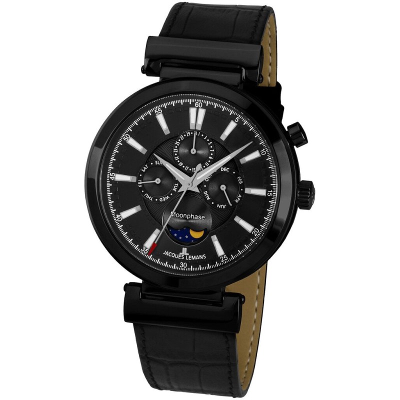 Jacques Lemans Classic 1-1698C - Black, 2017