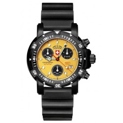 Swiss Military Sea Wolf I Scuba Nero 2418 - Yellow, 2012