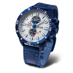 Vostok Europe Almaz Space Station Multifunctional YM8J-320D657 - White