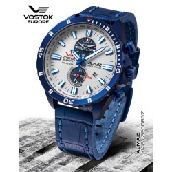 Vostok Europe Almaz Space Station Multifunctional YM8J-320D657 - White