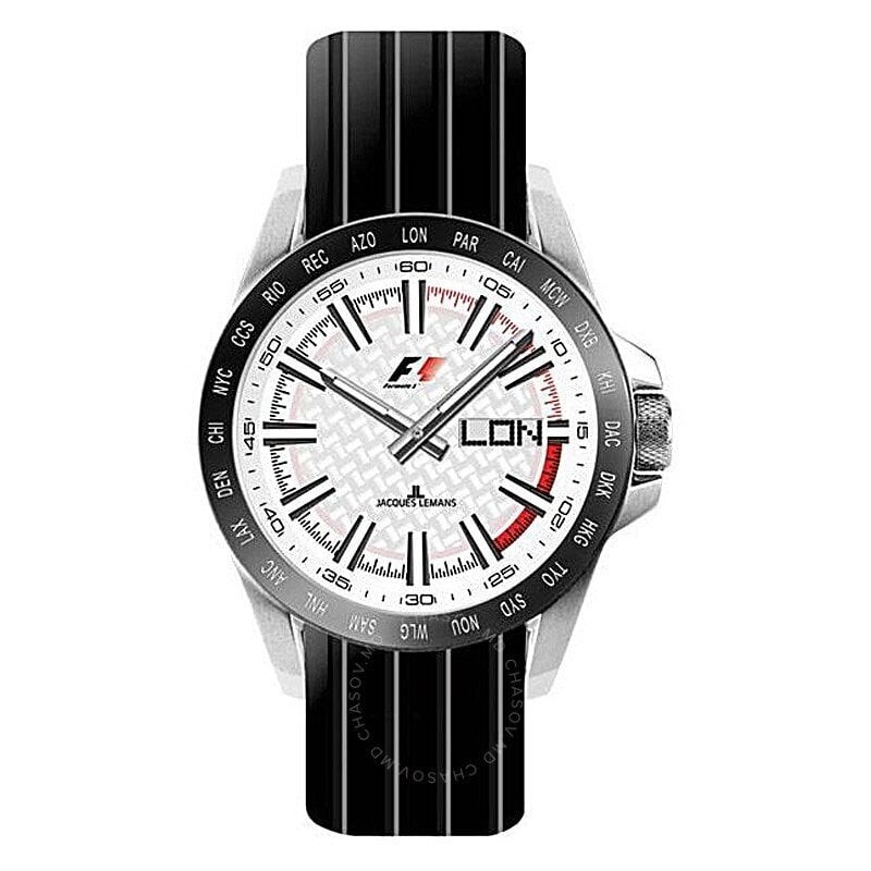 Jacques Lemans Formula 1 GMT F-5008C - White, 2008