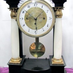 Exquisite Antique French Portal Mantel Clock - 1830s
