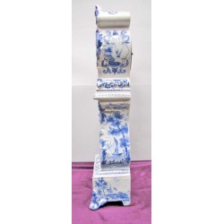 Antique Dutch Porcelain Chimney Clock - 1870s