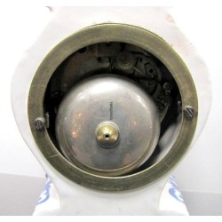 Antique Dutch Porcelain Chimney Clock - 1870s