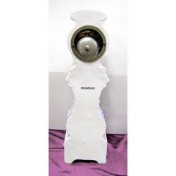 Antique Dutch Porcelain Chimney Clock - 1870s